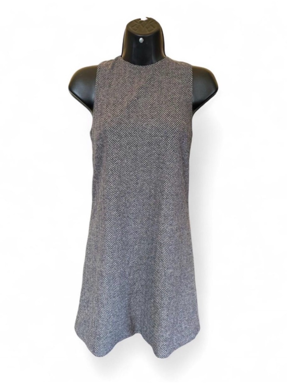 Theory Black Dress Top - Simple Label Detail